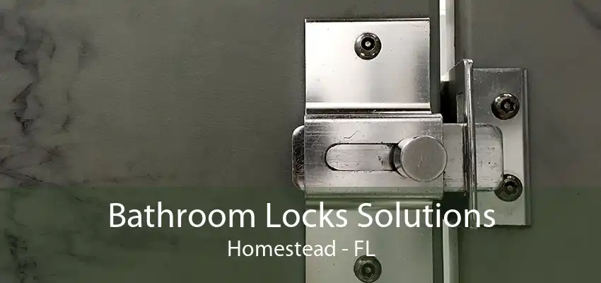 Bathroom Locks Solutions Homestead - FL