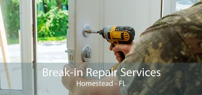 Break-in Repair Services Homestead - FL