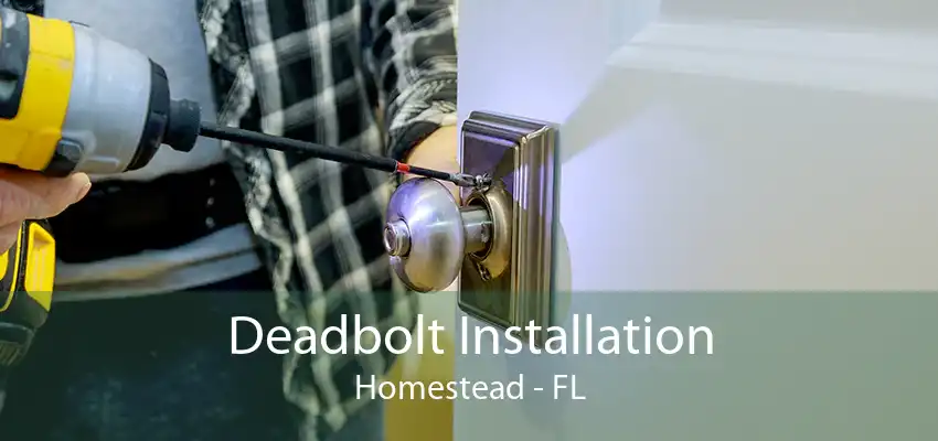 Deadbolt Installation Homestead - FL