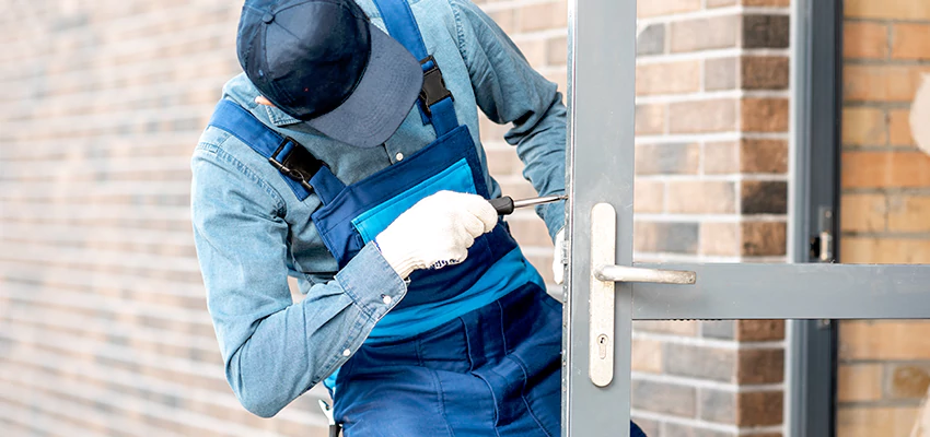 Pivot Storefront Door Locks Installation in Homestead, Florida