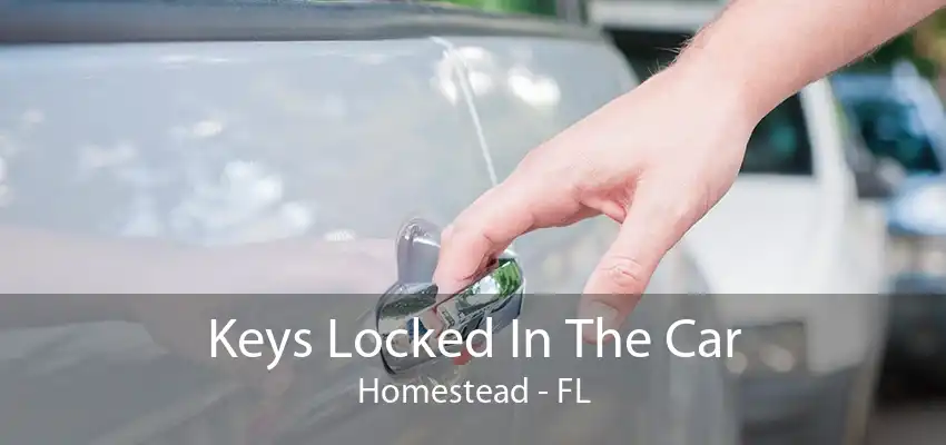 Keys Locked In The Car Homestead - FL