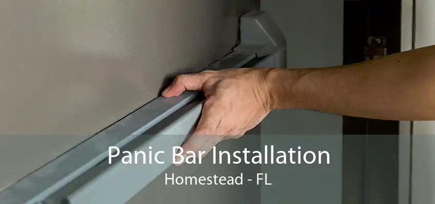 Panic Bar Installation Homestead - FL